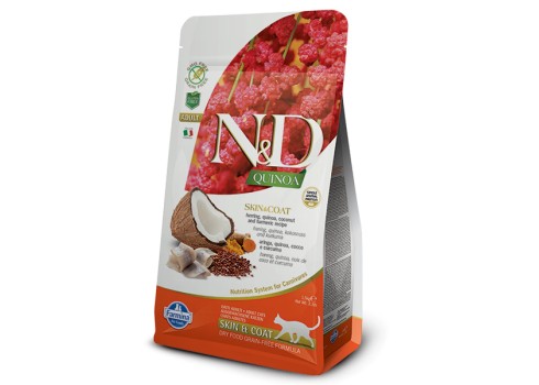 Farmina QUINOA SKIN & COAT Feline Adult kassitoit 1,5kg