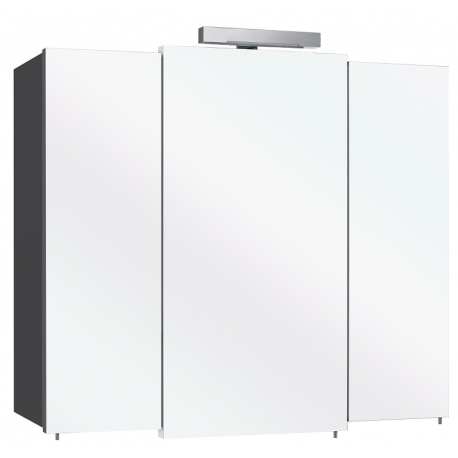 Peegelkapp MAINZ antratsiit, 83x20xH73 cm, LED