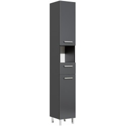 Vannitoakapp MAINZ antratsiit, 30x33xH195,5 cm