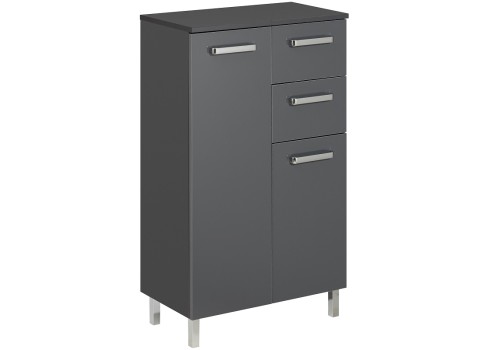 Vannitoamööbli komplekt MAINZ, antratsiit, LED