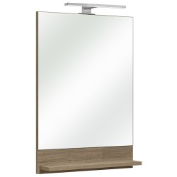 Peegel riiuliga OFFENBACH tamm Sanremo 50x10xH70 cm