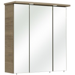 Peegelkapp OFFENBACH tamm Sanremo 65x20xH73 cm, LED