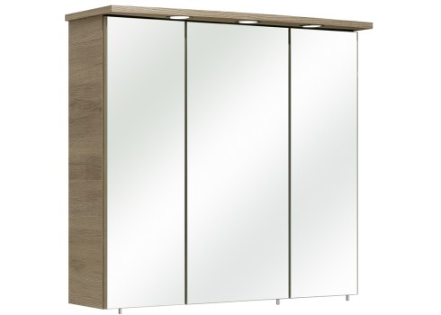 Peegelkapp OFFENBACH tamm Sanremo 75x20xH72 cm, LED