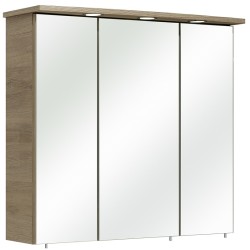 Peegelkapp OFFENBACH tamm Sanremo 75x20xH72 cm, LED
