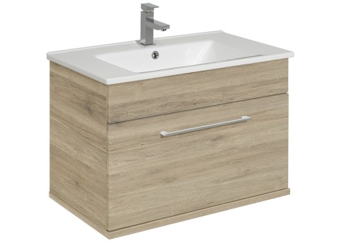 Vannitoamööbli komplekt OFFENBACH tamm Sanremo, LED