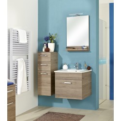 Vannitoamööbli komplekt OFFENBACH tamm Sanremo, LED