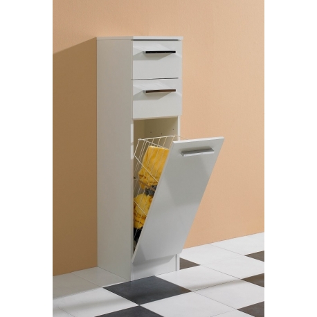 Vannitoakapp TRIER valge, 30x33xH119 cm