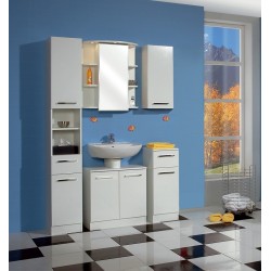 Vannitoamööbli komplekt TRIER valge, LED