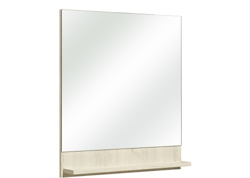 Peegel riiuliga JAN helepruun 60x10xH68 cm