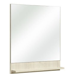 Peegel riiuliga JAN helepruun 60x10xH68 cm