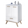Valamukapp NOVENTA valge / tamm, 60,5x46xH87,5 cm