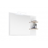 Peegel NOVENTA valge / tamm 100x15,5x74,5 cm