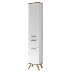 Vannitoakapp NOVENTA valge / tamm 35,5x33xH205 cm
