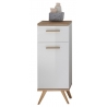 Vannitoakapp NOVENTA valge / tamm 35,5x33xH89,5 cm