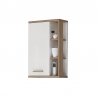 Seinakapp NOVENTA valge / tamm 50,5x20,5xH74,5 cm
