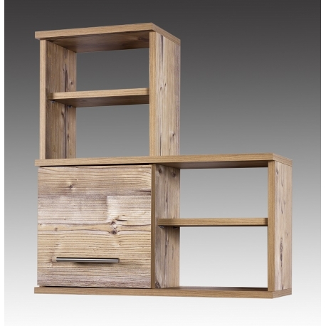 Seinariiul ISOLA helepruun, 60x20,5x65 cm