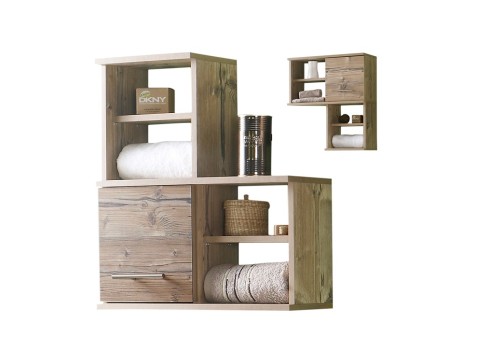 Seinariiul ISOLA helepruun, 60x20,5x65 cm