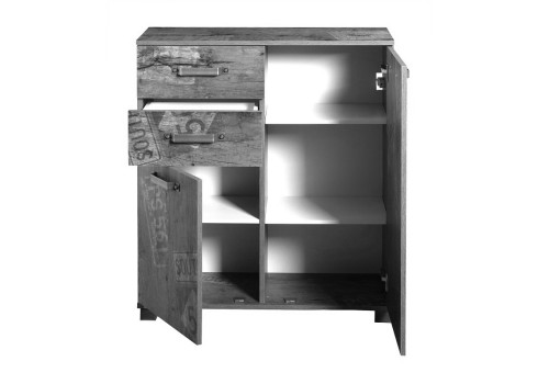 Vannitoakapp MILAN tamm, 81x32x95 cm