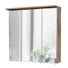 Peegelkapp MILAN tamm, 70,5x24xH72 cm, LED