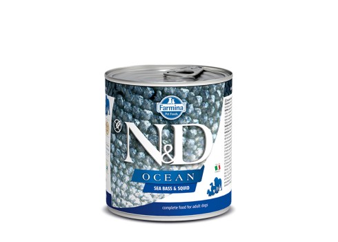 Farmina Ocean Sea Bass & Squid koerakonserv 6x285g