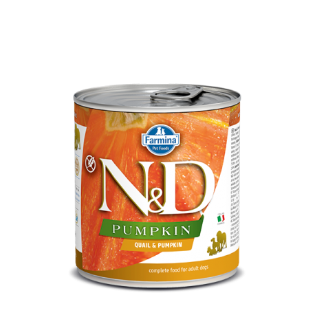 Farmina Quail & Pumpkin koerakonserv 6x285g Farmina Quail & Pumpkin koerakonserv 6x285g
