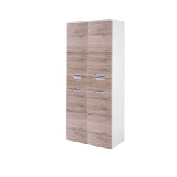 Vannitoakapp MARS tamm / valge läige, 65x36xH159 cm