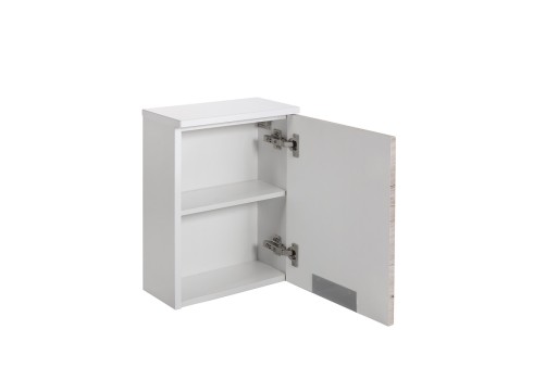 Seinakapp MARS tamm / valge läige, 33x16,5xH46,5 cm