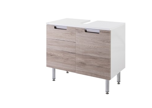 Valamukapp MARS tamm / valge läige, 65x35xH46,5 cm