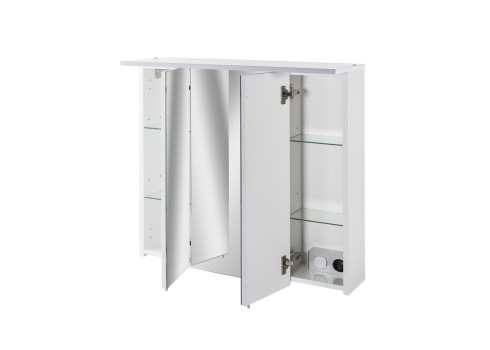 Peegelkapp MARS valge läige, 70,5x15,7xH72,5 cm, LED