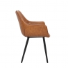Toolid 2tk NAOMI 61x60,5xH47/84cm, helepruun