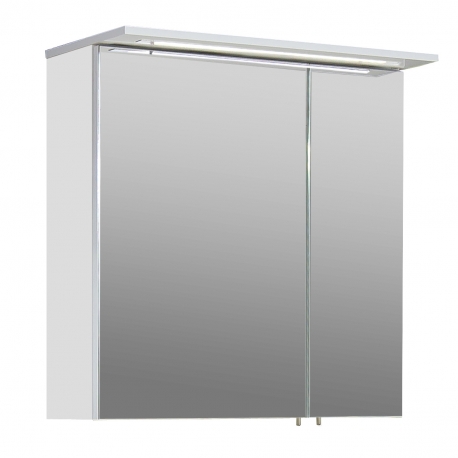 Peegelkapp PROFIL 16 valge läige, 60x15,8xH71 cm, LED