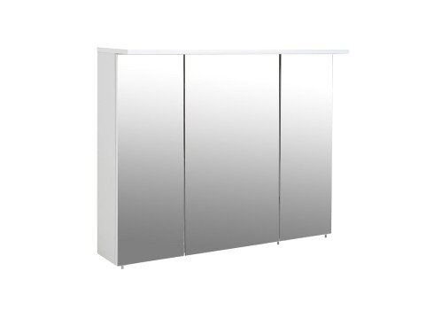 Peegelkapp PROFIL 16 valge läige, 100,5x16xH72,5 cm, LED