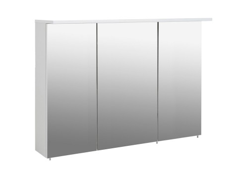 Peegelkapp PROFIL 16 valge läige, 120,5x16xH72,5 cm, LED