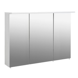 Peegelkapp PROFIL 16 valge läige, 120,5x16xH72,5 cm, LED