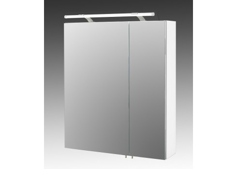 Peegelkapp DORINA valge läige, 60x15,8xH71 cm, LED