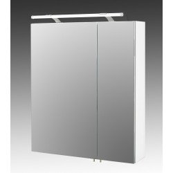 Peegelkapp DORINA valge läige, 60x15,8xH71 cm, LED