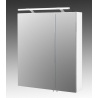 Peegelkapp DORINA valge läige, 60x15,8xH71 cm, LED