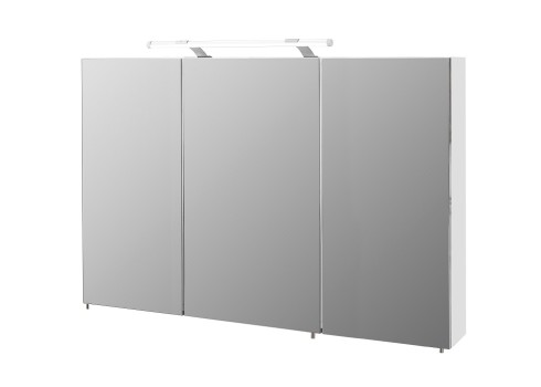 Peegelkapp DORINA valge läige, 120x16xH71 cm, LED