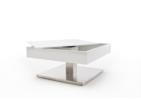 Diivanilaud MARIKO valge, 75x75x38 cm