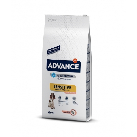 Advance koeratoit Sensitive Salmon & Rice 12kg, kalaga koeratoit