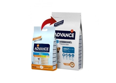 ADVANCE koeratoit Mini Adult Chicken & Rice 7,5kg, koeratoidud
