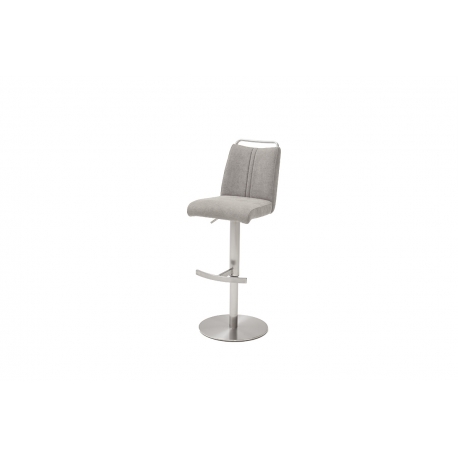 Baaripukk GIULIA A helehall, 39x54xH88-113 cm