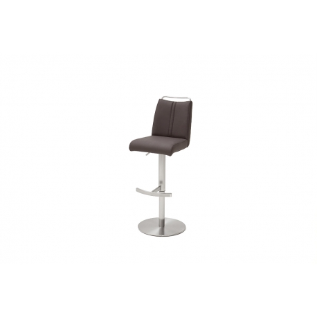 Baaripukk GIULIA A nahast, pruun, 39x54xH88-113 cm