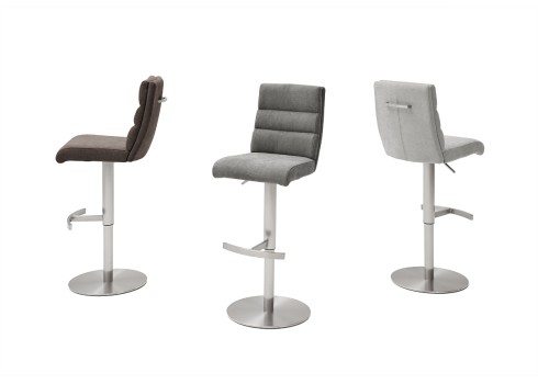 Baaripukk GIULIA B helehall, 39x54xH88-113 cm