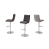 Baaripukk GIULIA B nahast, pruun, 39x54xH88-113 cm