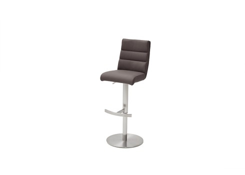 Baaripukk GIULIA B nahast, pruun, 39x54xH88-113 cm