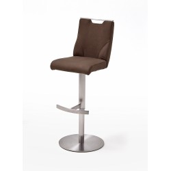 Baaripukk GIULIA C nahast, pruun, 39x50xH88-113 cm