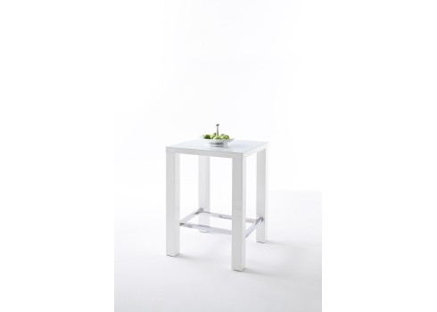 Baarilaud JAM valge, 80x80xH107 cm