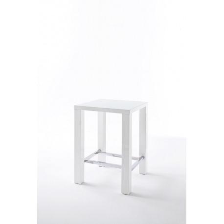 Baarilaud JAM valge, 80x80xH107 cm