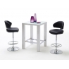 Baarilaud JAM valge, 80x80xH107 cm